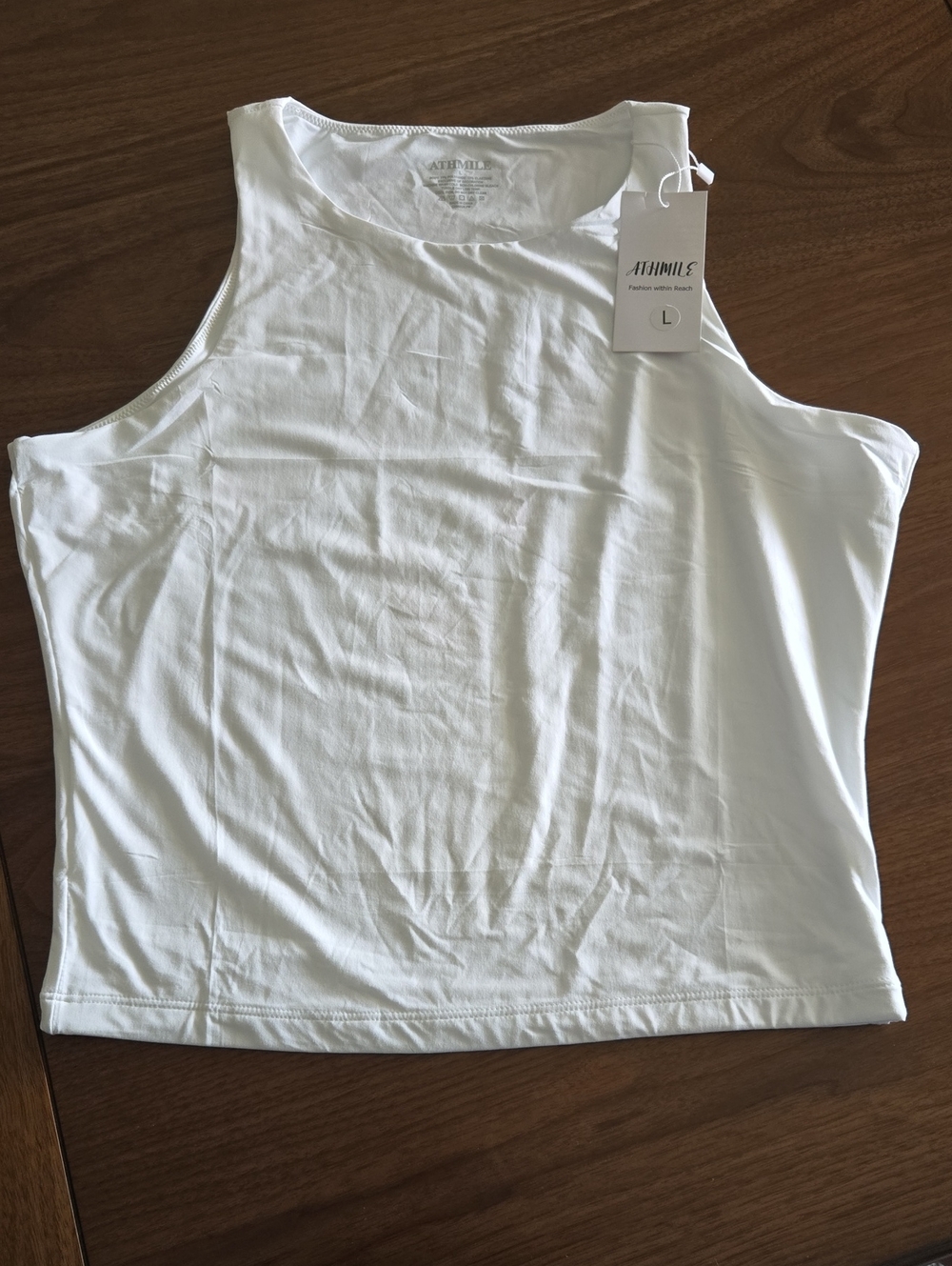 White Athmile  Tank Top - Women's